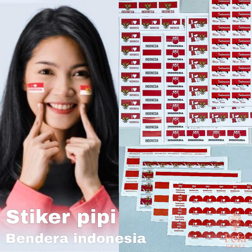 

(1 LEMBAR) STIKER PIPI BENDERA MERAH PUTIH