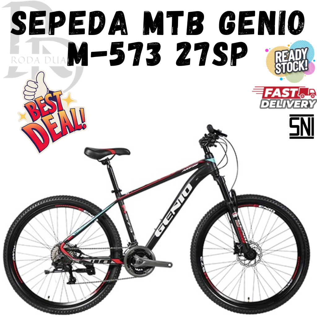 SEPEDA MTB / SEPEDA GUNUNG UKURAN 27.5 MTB 27SP TIPE M-573 GENIO