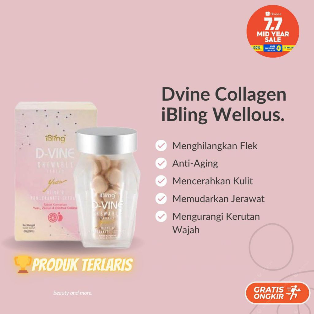 D'vine Collagen 100% Original dan Halal BPOM