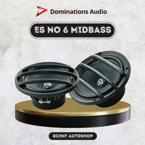 Midbass Speaker Dominations ES No.6 - 6.5 Inch - Midbass Speaker Mobil - Audio Mobil - 100% Original