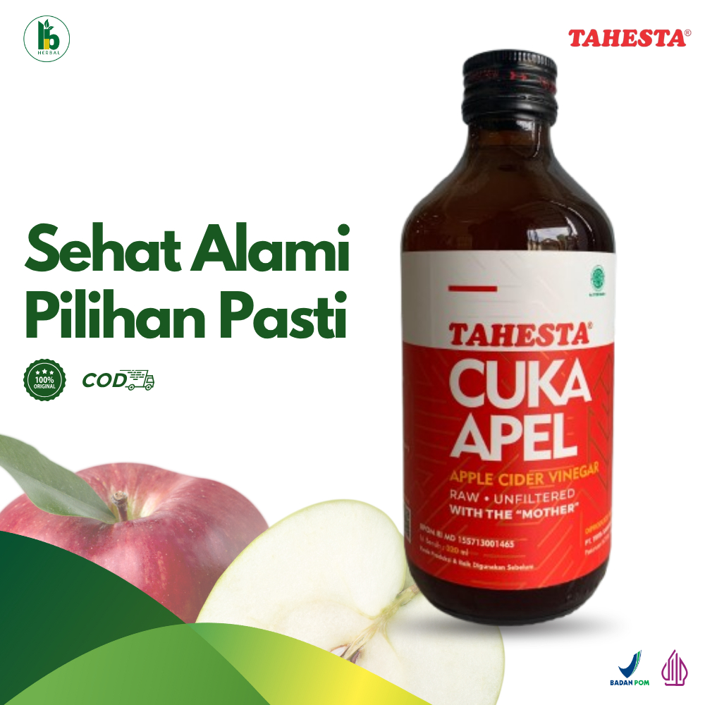 

Cuka Apel Tahesta – Bantu Atasi Tekanan Darah & Kolesterol Jahat | 320ml