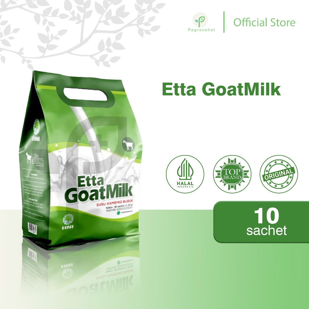 

Etta Goat Milk - Susu Kambing Ettawa Bubuk - HNI BPOM