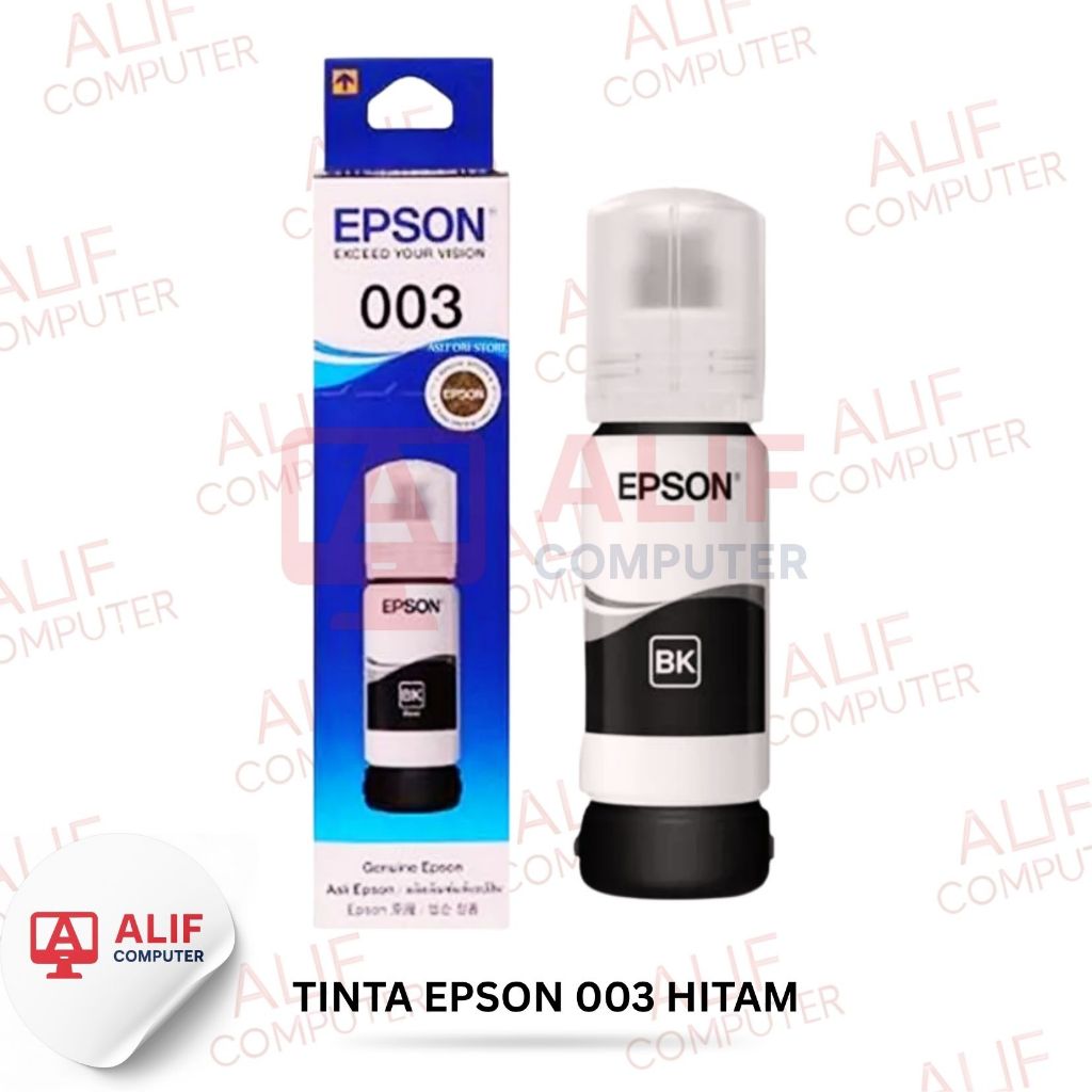 Tinta Epson 003 Black Original 100% - Compatible with Epson Printer L3210