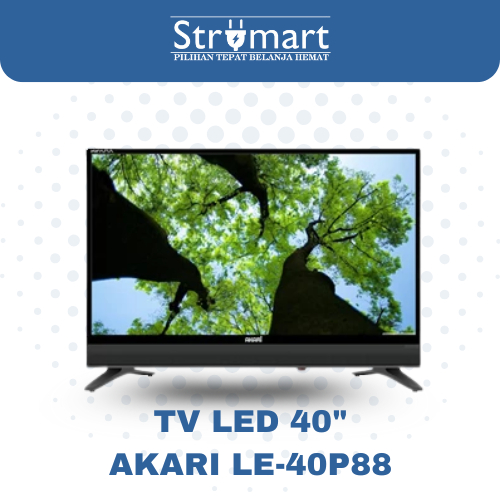 TV LED AKARI 40" TV AKARI LE-40P88 GARANSI RESMI