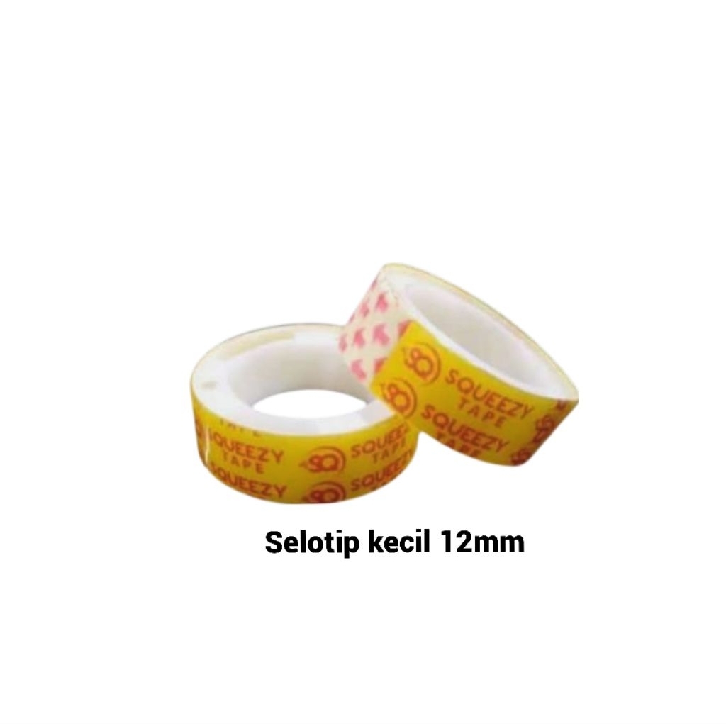 

Selotip kecil isolasi 1 pc bening transparan bungkus kado