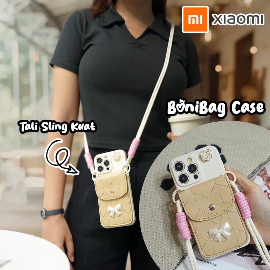 Softcase Sling BoniBag White Pita FOR XIAOMI REDMI 13X POCO X7 PRO 5G POCO M6 12C REDMI 13C 12 NOTE 