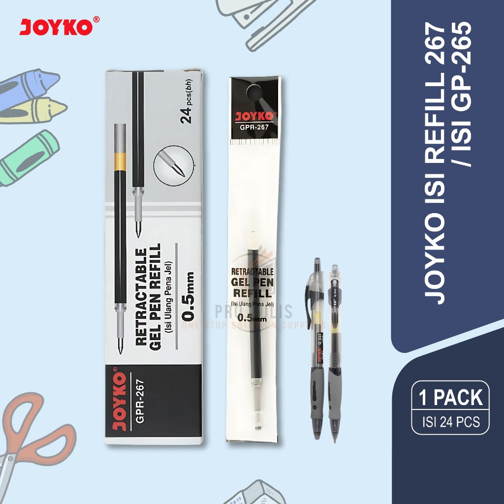 

Refill Pulpen Gel Joyko GPR-267 - 0.5 mm