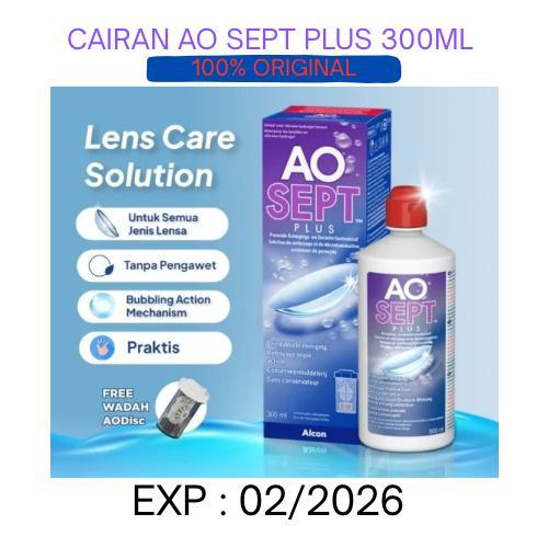 Cairan Pembersih Softlens AO SEPT PLUS 360ml