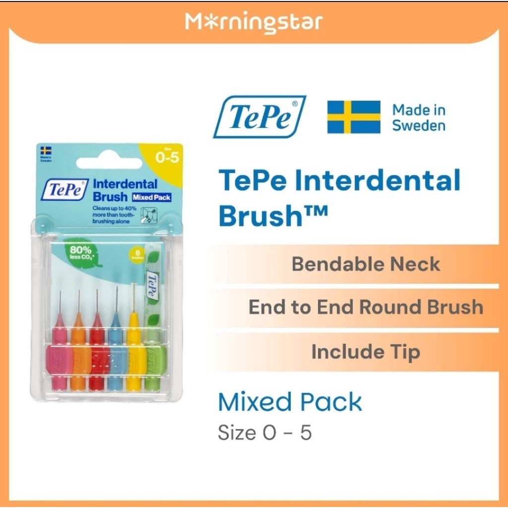 TEPE INTERDENTAL BRUSH made in Swedia