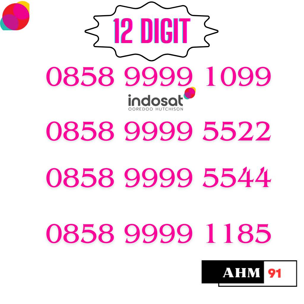 Nomer Cantik Pascabayar IM3 Indosat Triple Double Hoki | Unik Keren Promo