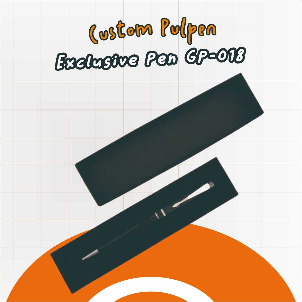

Pulpen Free Custom + Gift Box Elegan | FREE GRAFIR NAMA DAN LOGO | Merchandise Perusahaan - Exclusive Pen GP-018