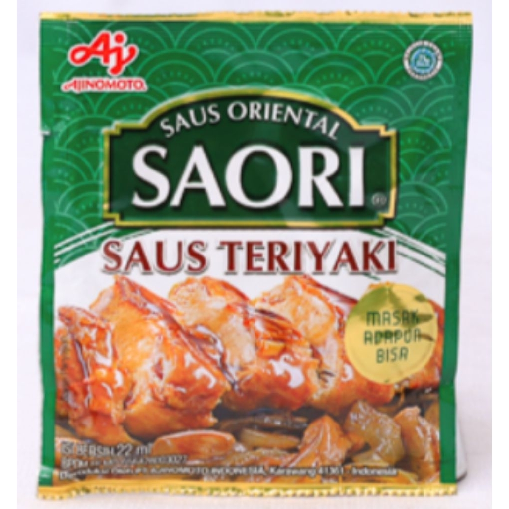 

Saori Saus Teriyaki Sachet 22ml