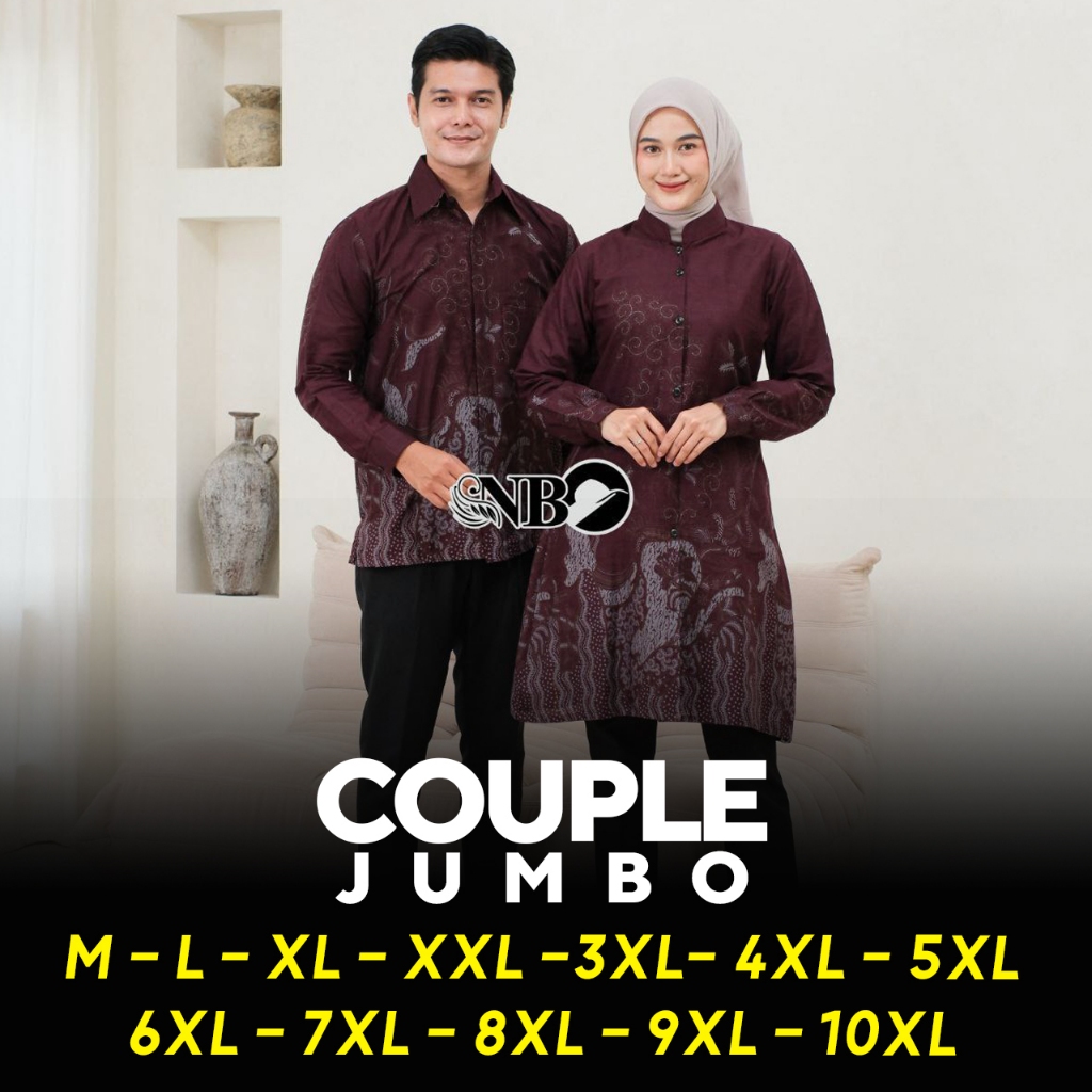 TUNIK BATIK - COUPLE BATIK JUMBO - TUNIK COUPLE JUMBO - BATIK JUMBO - BATIK COUPLE JUMBO- BATIK COUP