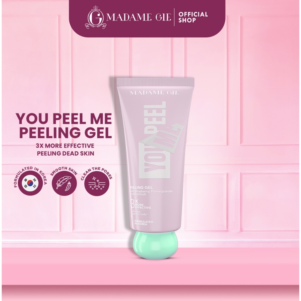 GC Kosmetik Madame Gie Madam You Peel Me - Peeling Gel Blueberry 100 gr | Exfoliating Angkat Sel Kul