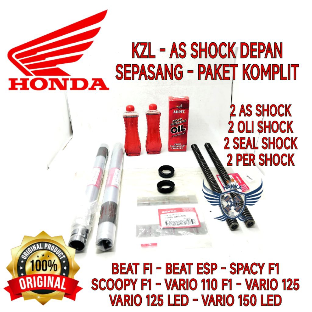 KZL ORIGINAL KOMPLIT AS SHOCK HONDA BEAT F1, AS SHOCK HONDA BEAT ESP, AS SHOCK HONDA BEAT POP, AS SH