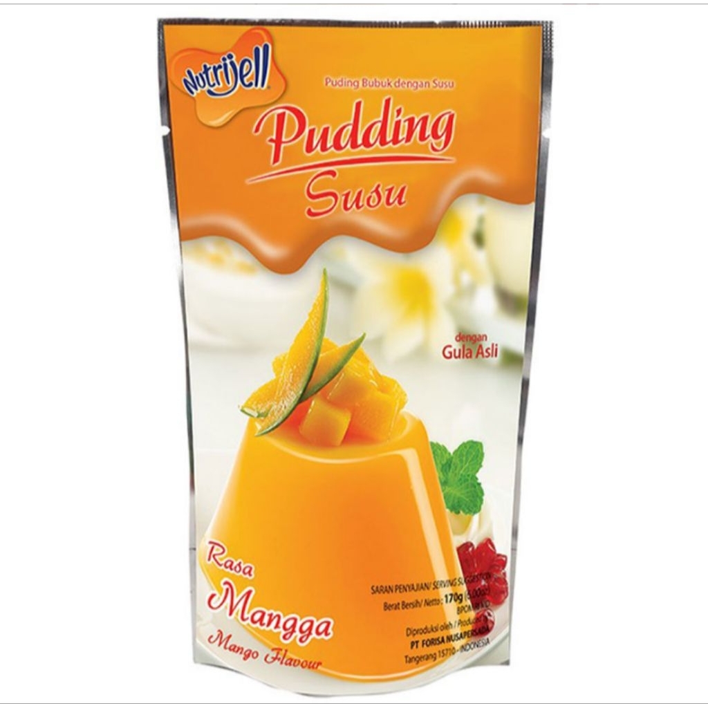 

Nutrijell Pudding Susu Rasa Mangga Pouch 170g