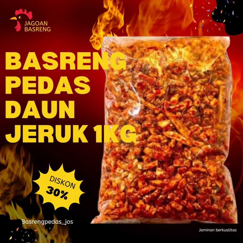 

basreng baso goreng pedas daun jeruk 1kg