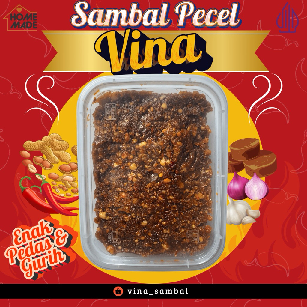 

Sambel Pecel Vina Sambal Kacang Bumbu Pecel Cod Sambel Kacang Terlaris Bumbu Kacang Sambal Pecel Madiun Murah Enak 100Gram 250Gram 500Gram 1Kg COD Halal Tanpa Pengawet Sambal Kacang Tanah