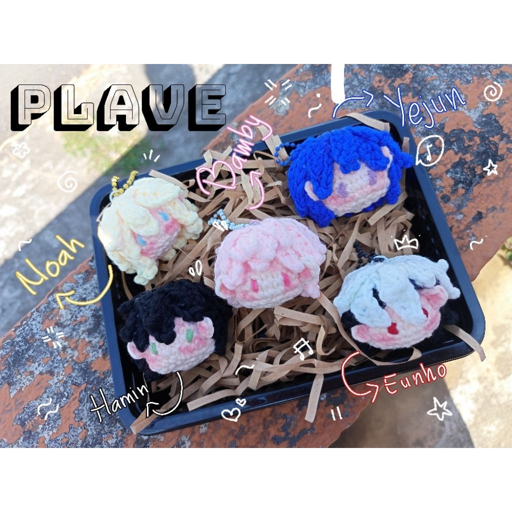 Plave Crochet Keychain || Gantungan Kunci Plave