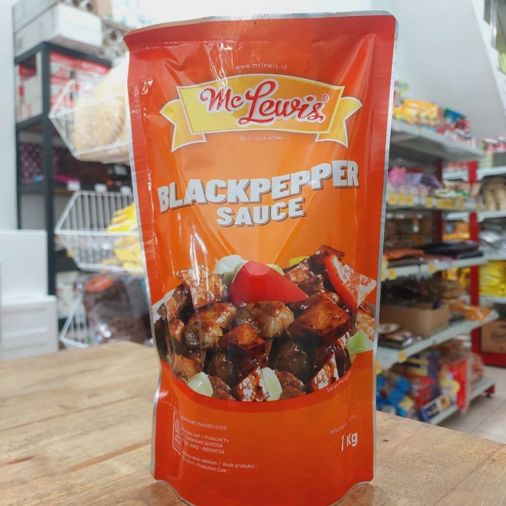 

MC LEWIS BLACKPEPPER SAUCE 1 KG / SAUS LADA HITAM MC LEWIS 1 KG