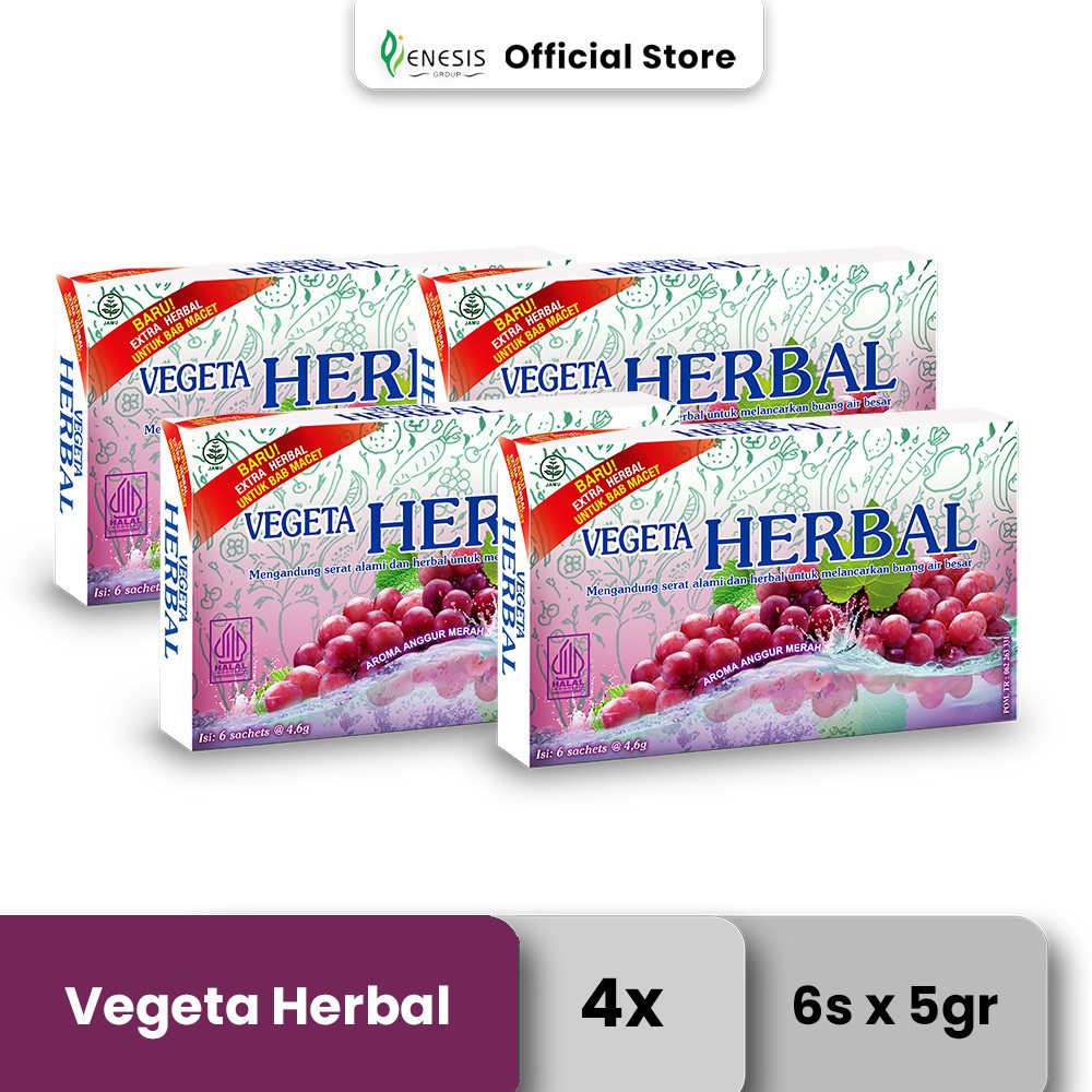

Vegeta Dus 6 Sachet Herbal 5 gr x 4 dus