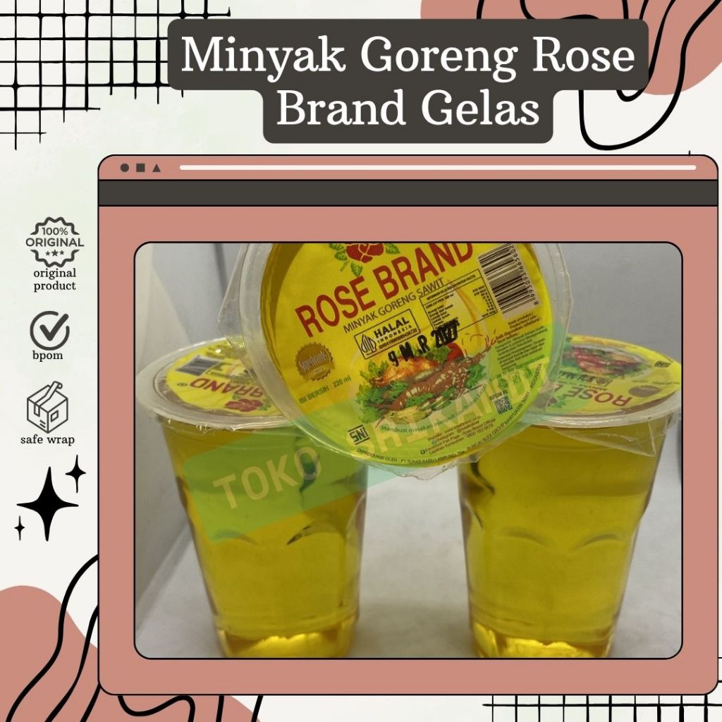 

Minyak Goreng Rose Brand Gelas