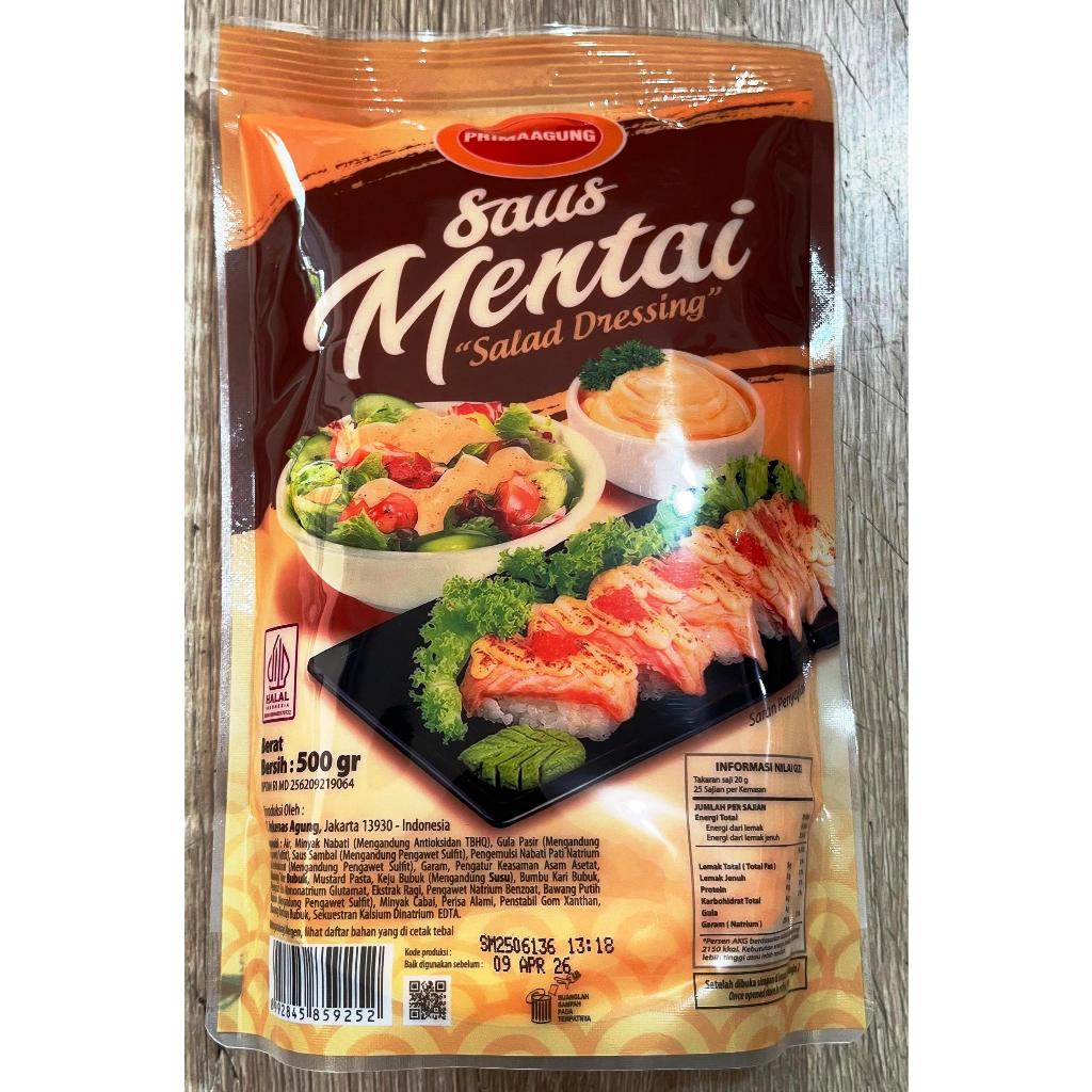 

Prima Agung Saus Mentai 500gr - Saus Dressing Mentai
