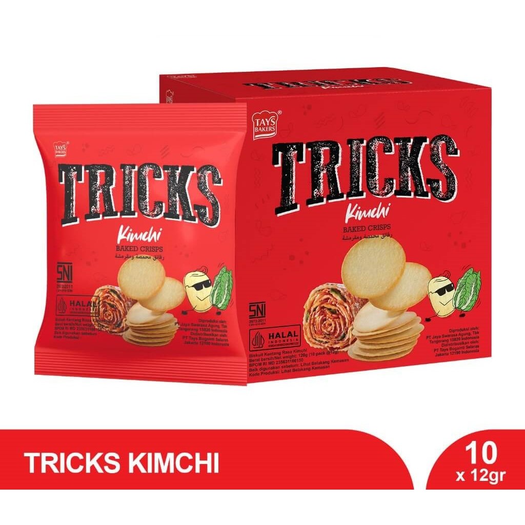

TRICKS BISKUIT KENTANG RASA KIMCHI 150GR