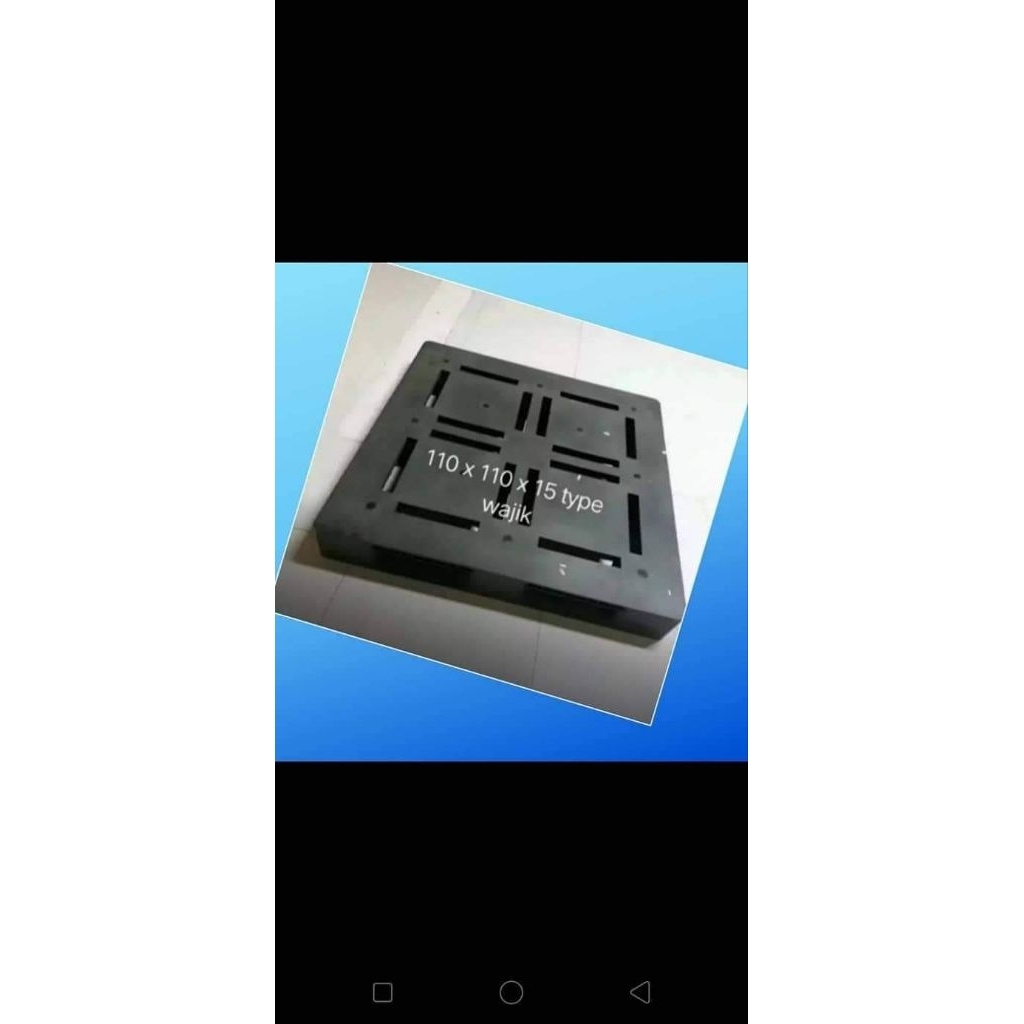 palet plastik tipe wajig semi flat