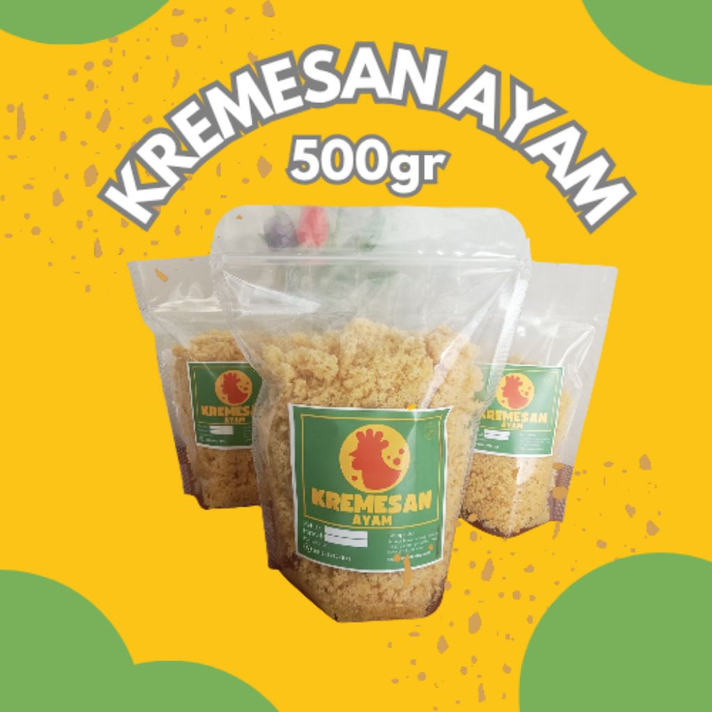 

[500gr] KREMESAN AYAM/TAMBAHAN LAUK MAKAN/KREMESAN MAS HARI