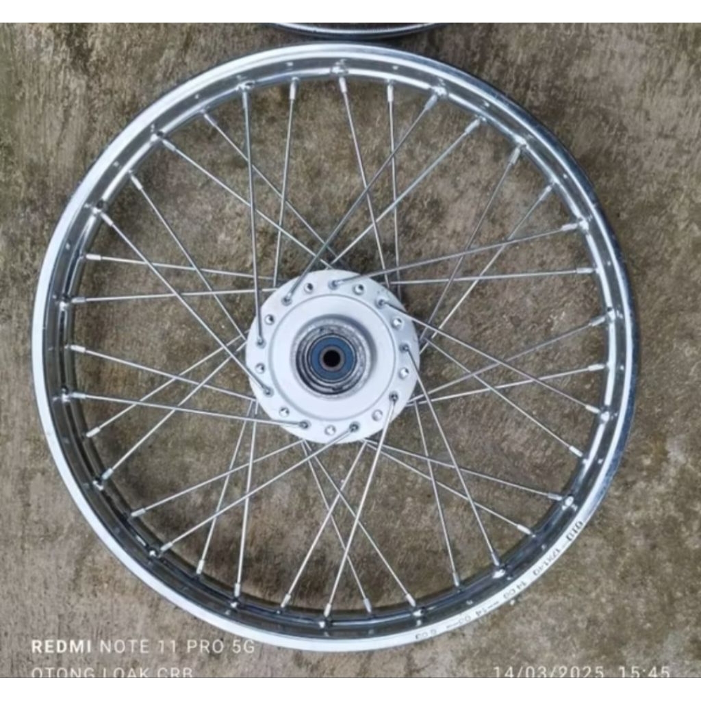 velg depan original supra fit new revo kirana second siap pakai