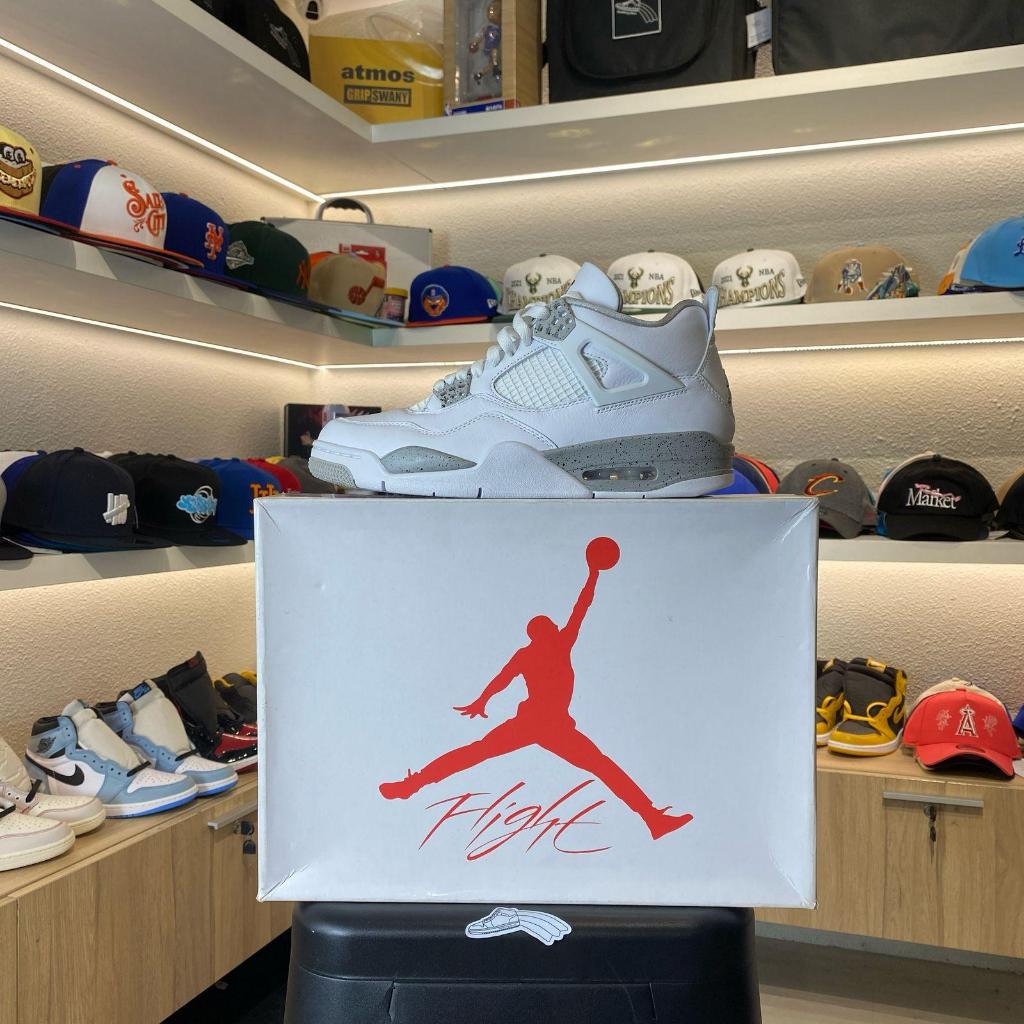 Air Jordan 4 Retro Oreo White-Grey