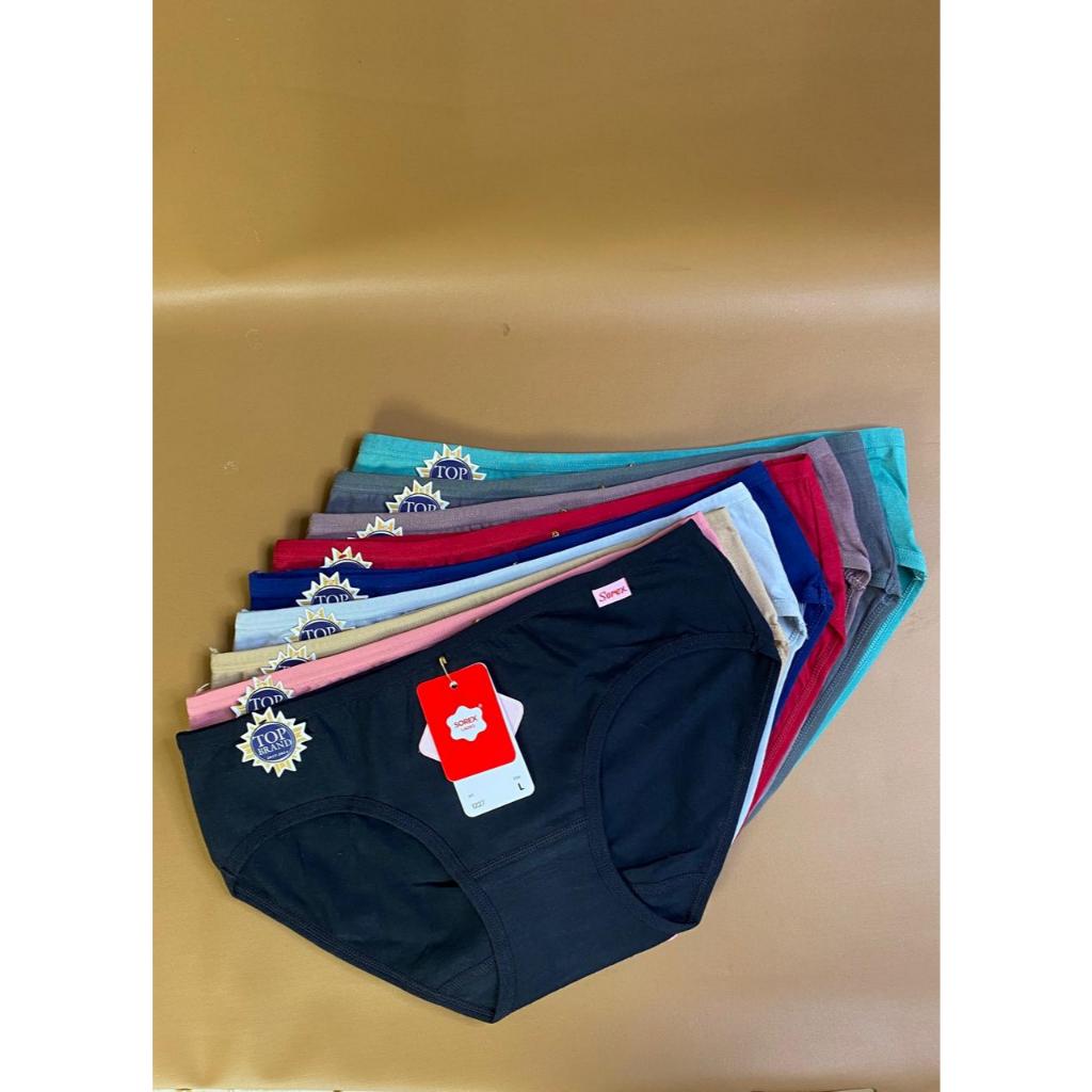 ( 3 Pcs ) Sorex Cd Basic Mini Katun Mix 1227 | Sorex Cd Basic Mini Katun Mix 1227 Celana Dalam Wanit