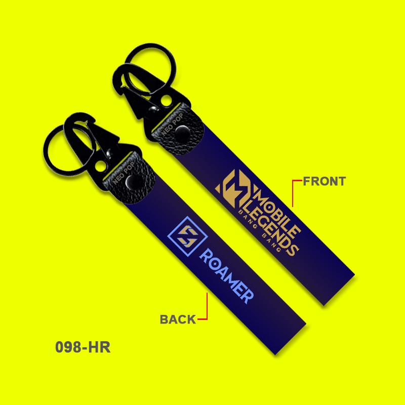 GANTUNGAN KUNCI PREMIUM LOGO ROAMER ROLE GAME MOBA MLBB KEYCHAIN GAMERS MOBILE LEGENDS BANG-BANG AKS