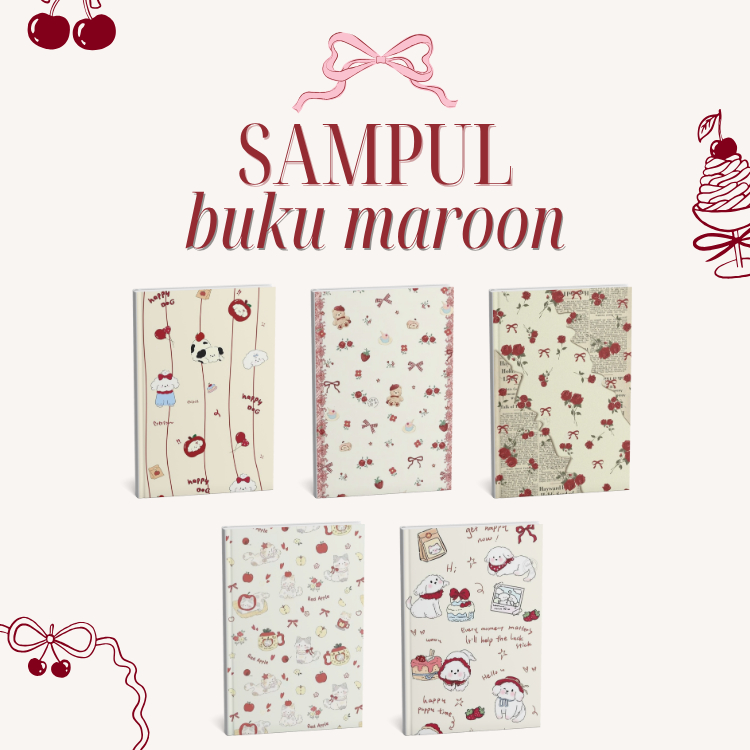 

Sampul Buku Coquette Pink | Blue | Maroon - Sampul Buku Aesthetic 2025