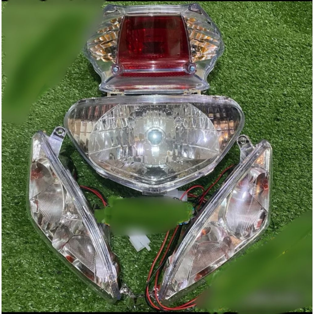 sepaket reflektor lampu depan mio lama + sen mio model mx mio lama mio sporty