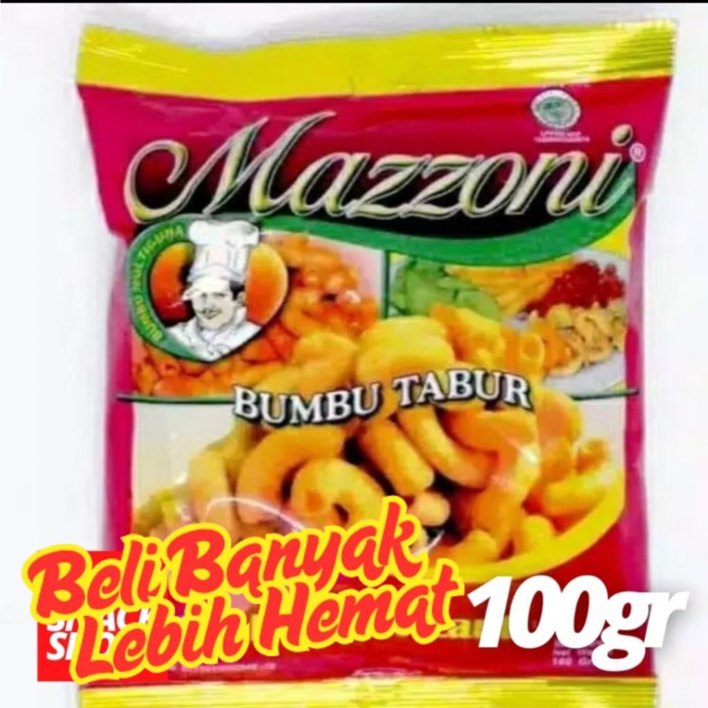 

BUMBU TABUR INSTANT / BUMBU MASAK / BUMBU MASAKAN / BUMBU TABUR ANEKA RASA SERBA GUNA MAZZONI 100 GR