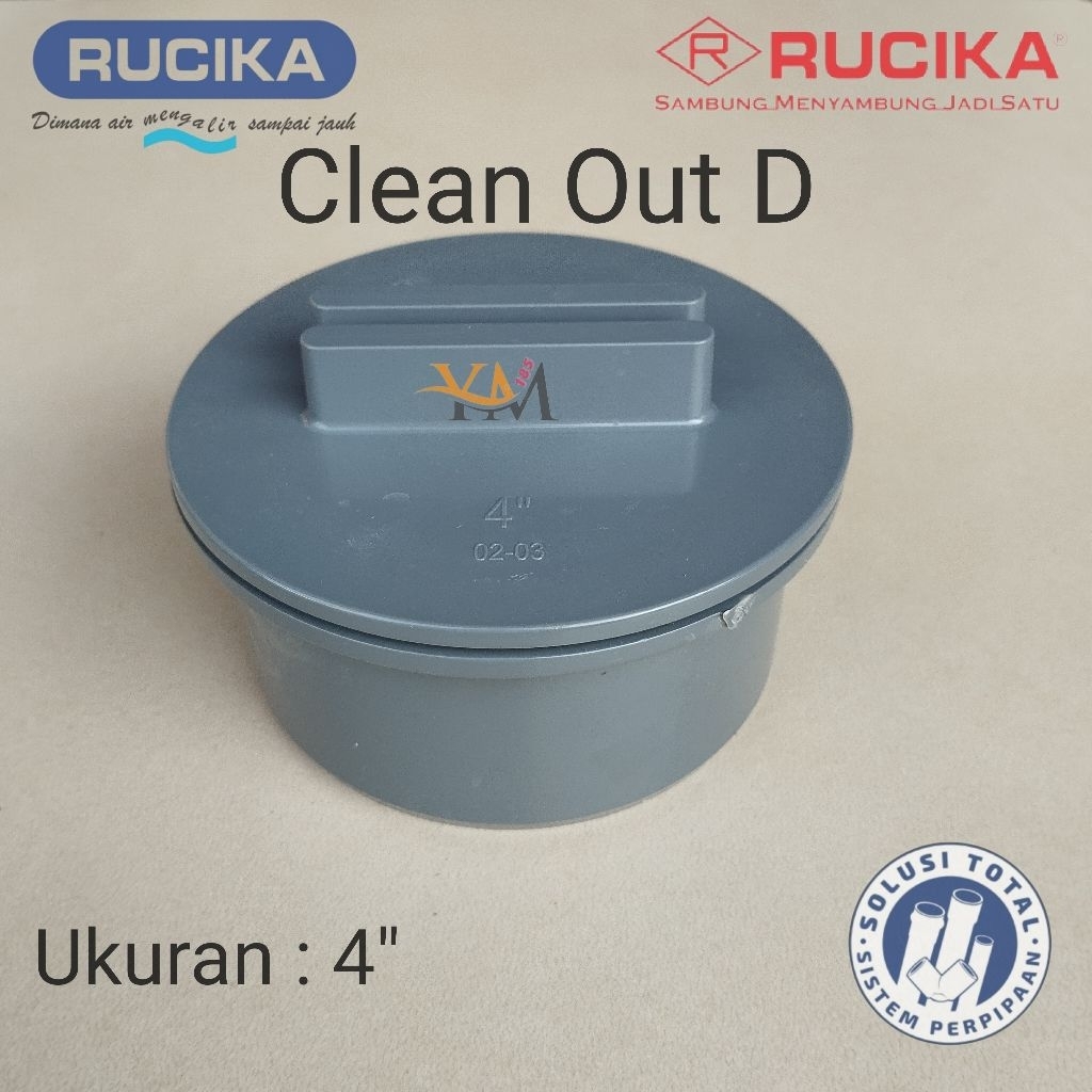 CLEAN OUT D CO PVC RUCIKA 4 INCH