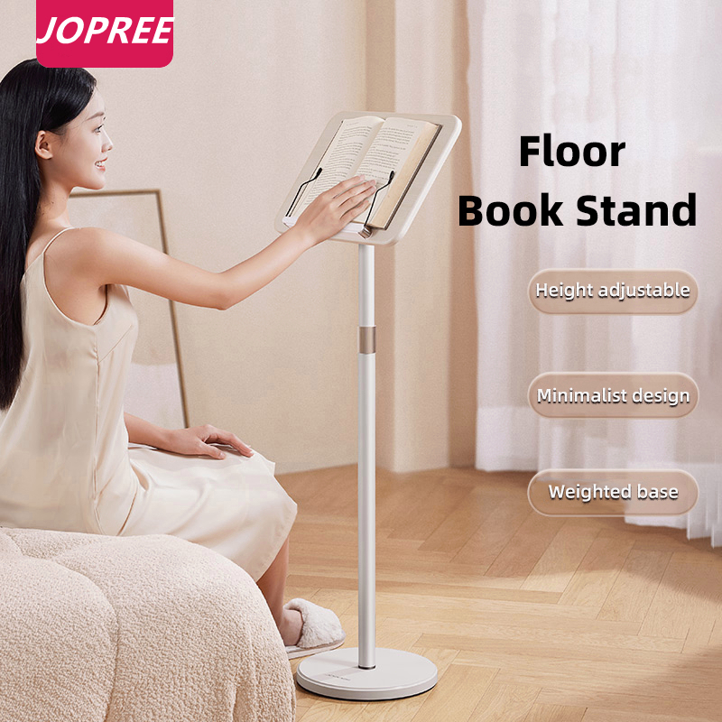

New JOPREE YD-17 Floor Book Stand Adjustable Wooden Book Stand Holder for Reading Portable Support Document Shelf Book Stand