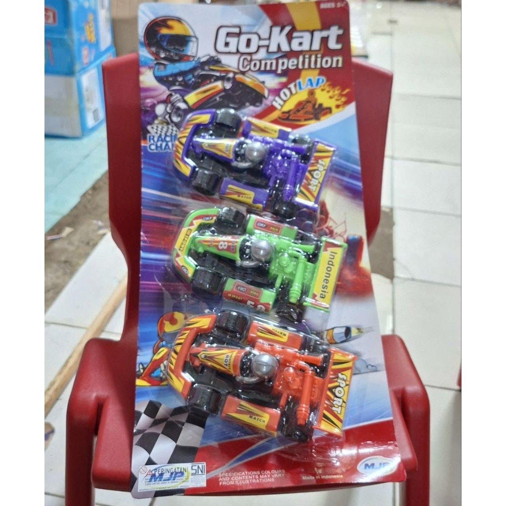 Mainan Mobil Gocart Isi 3 dytashopp