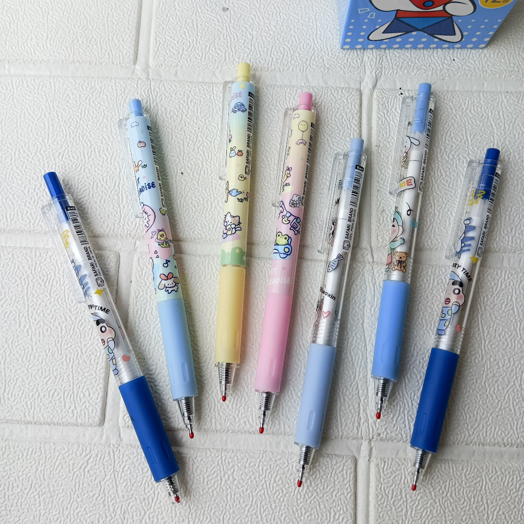 

(1PACK=12PCS) Bolpen Pulpen Gel CeteKan Fancy 0.5 Safari