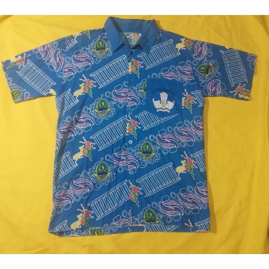 seragam batik sekolah SMA negeri bogor preloved