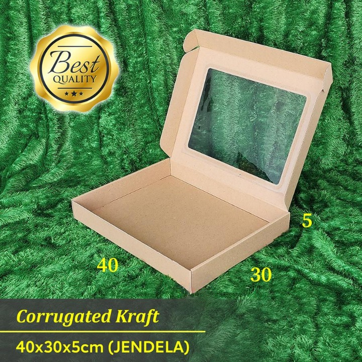 

(10 Pcs)Kotak Kue Lapis Legit 40x30x5cm Box Letter Cake Packaging Dus Brownies Potong