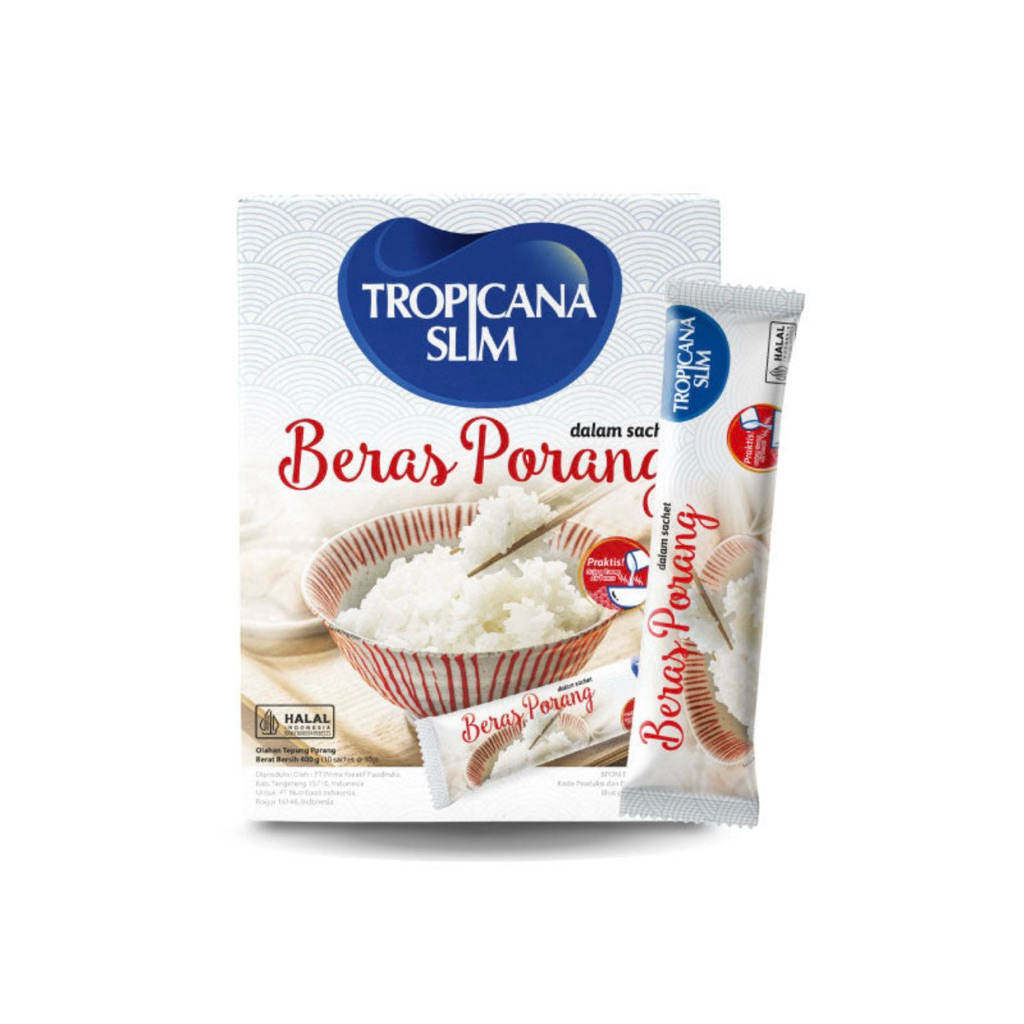 

Tropicana Slim Beras Porang Instant 10 Sachet