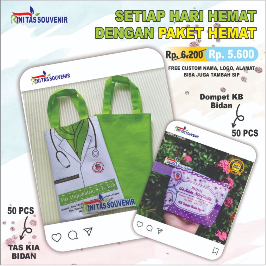 

TAS BIDAN KIA TAS KIA TAS BUKU KIA BEST SELLER