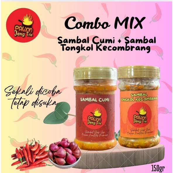 

Combo Mix Sambal Cumi dan Sambal Tongkol Kecombrang