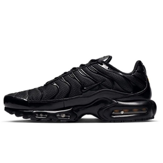 Sepatu Air Max Plus Triple Black Sneakers Authentic