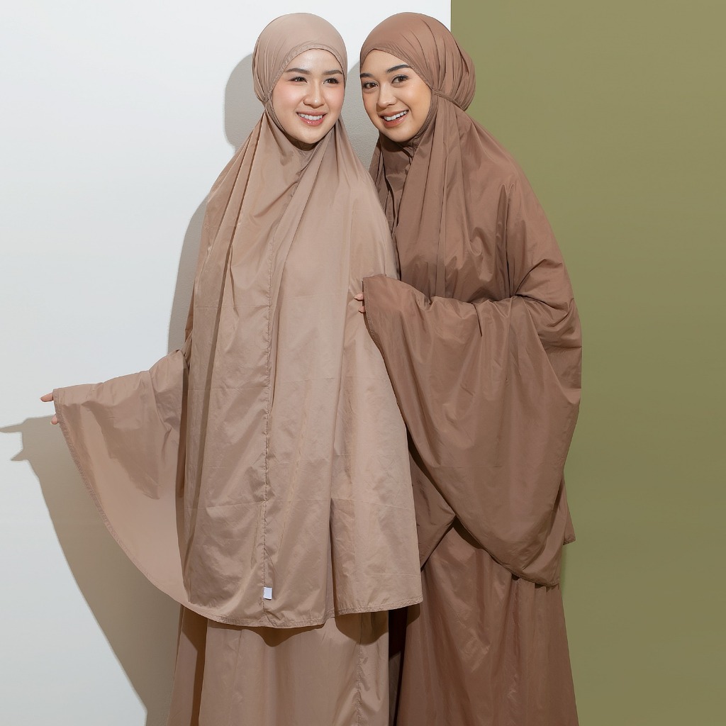 Lozy Hijab - Madda Prayer Set (Mukena Travel Parasut Mini Pouch Umroh Haji)