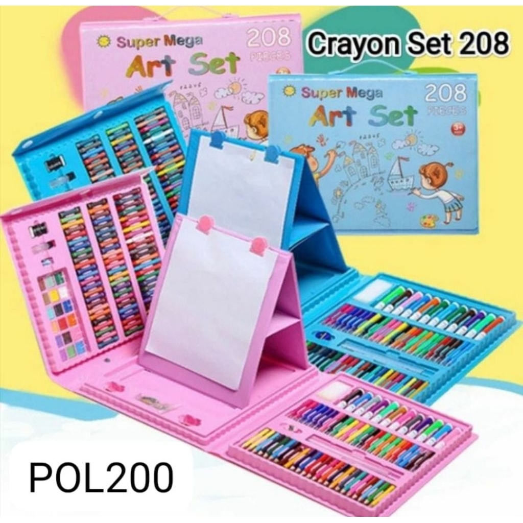 

Art Set 208 Crayon Anak set lengkap