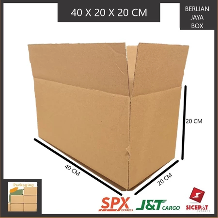 

KARDUS PACKING SINGGLE WALL UKURAN P40xL20xT20